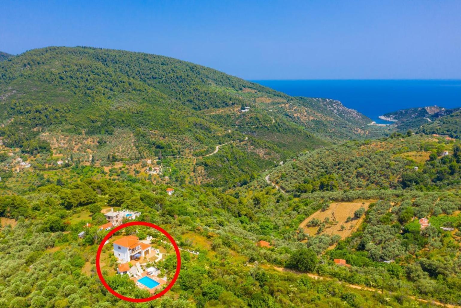 Villa Glafki Panormos  Dış mekan fotoğraf